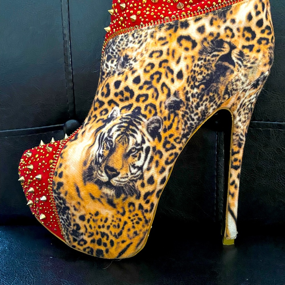 Sexy platform lady high heel ankle boot